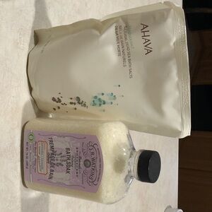 Ahava Dead Sea Salt , J.R.Watkins bath soak